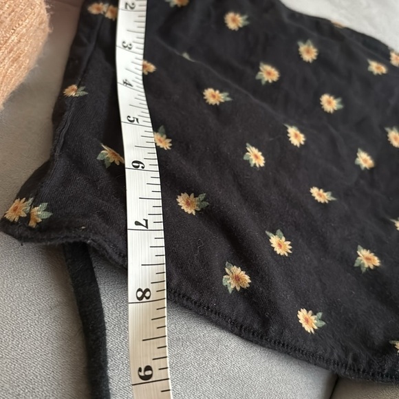 Hollister Reversible Floral Black Women's Tube Top size small - Picture 3 of 4